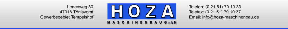 Hoza Maschinenbau GmbH